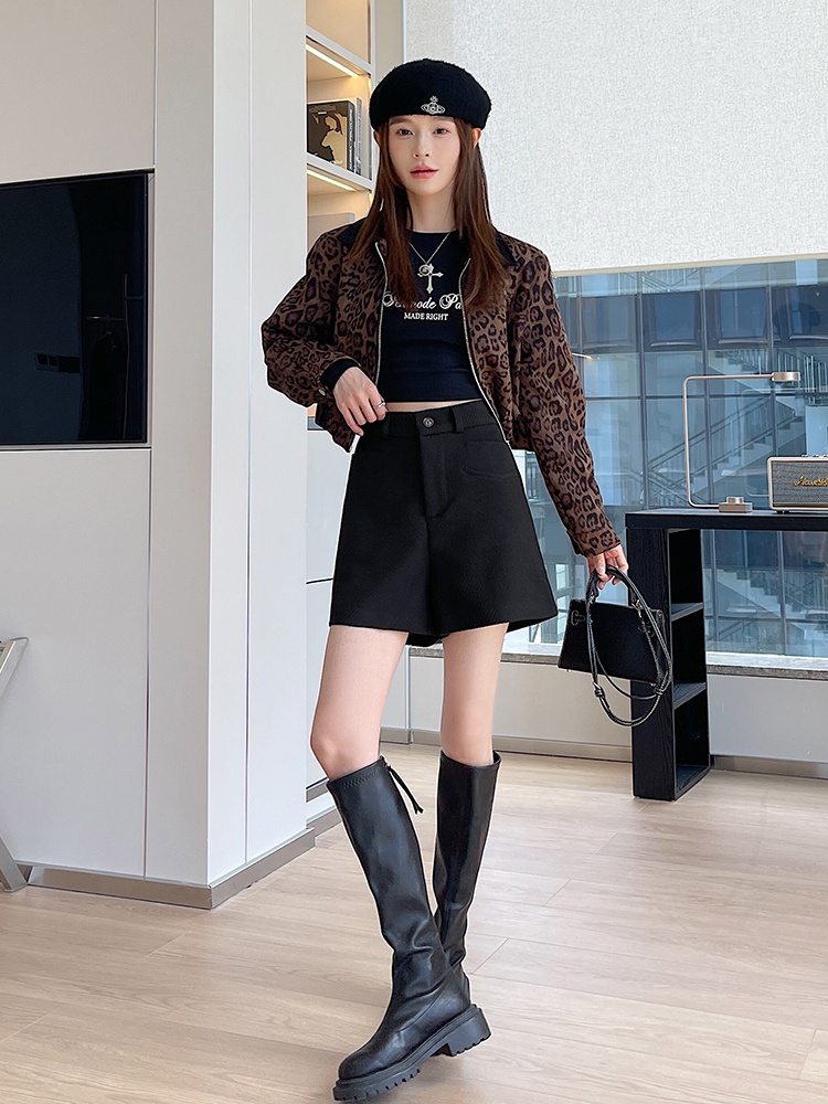Casual slim pants A-line autumn and winter boots pants for women