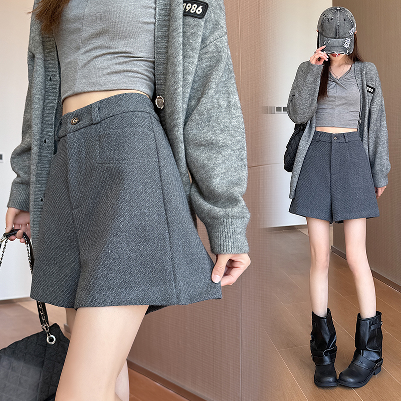 Casual slim pants A-line autumn and winter boots pants for women
