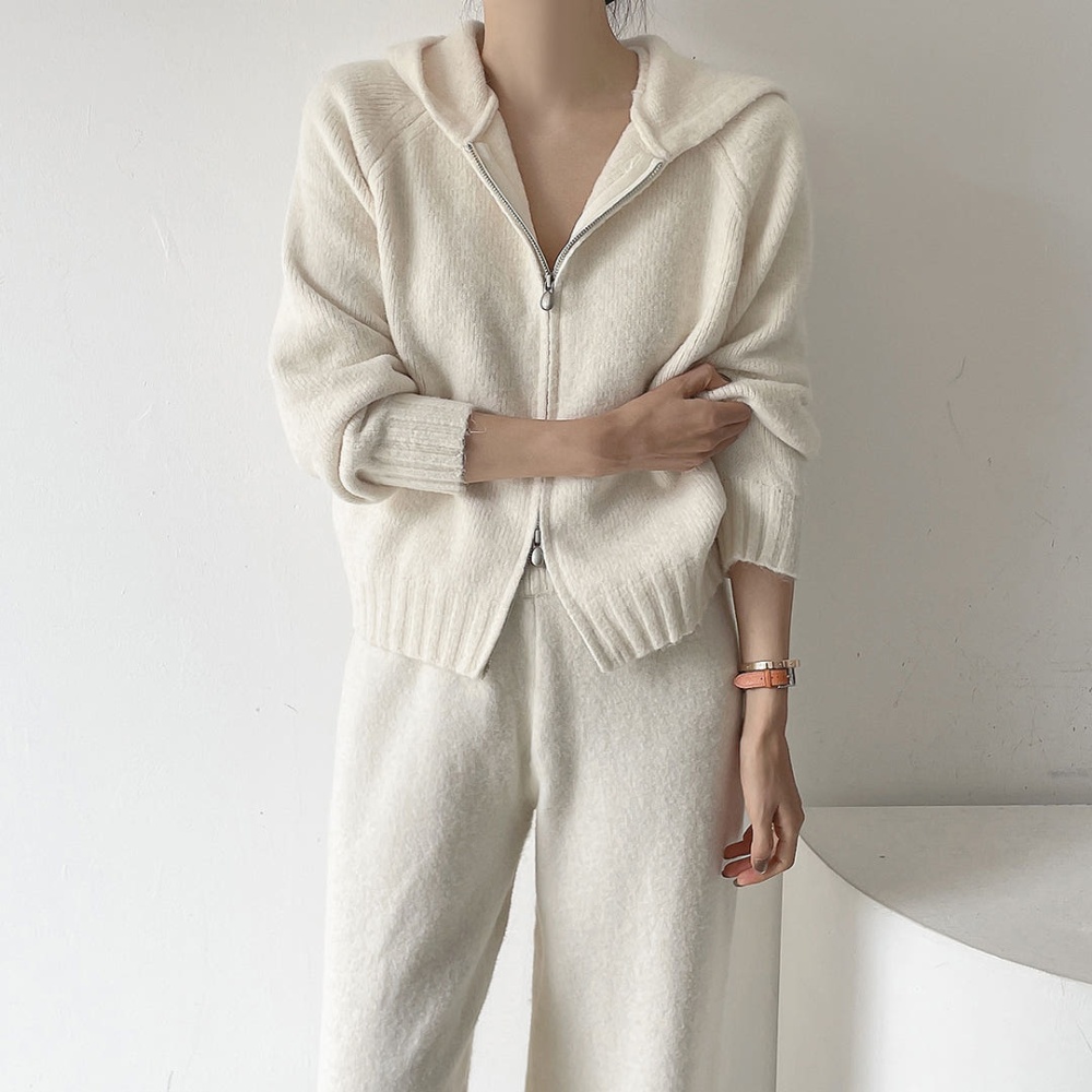 Korean style casual pants Western style tops 2pcs set for women