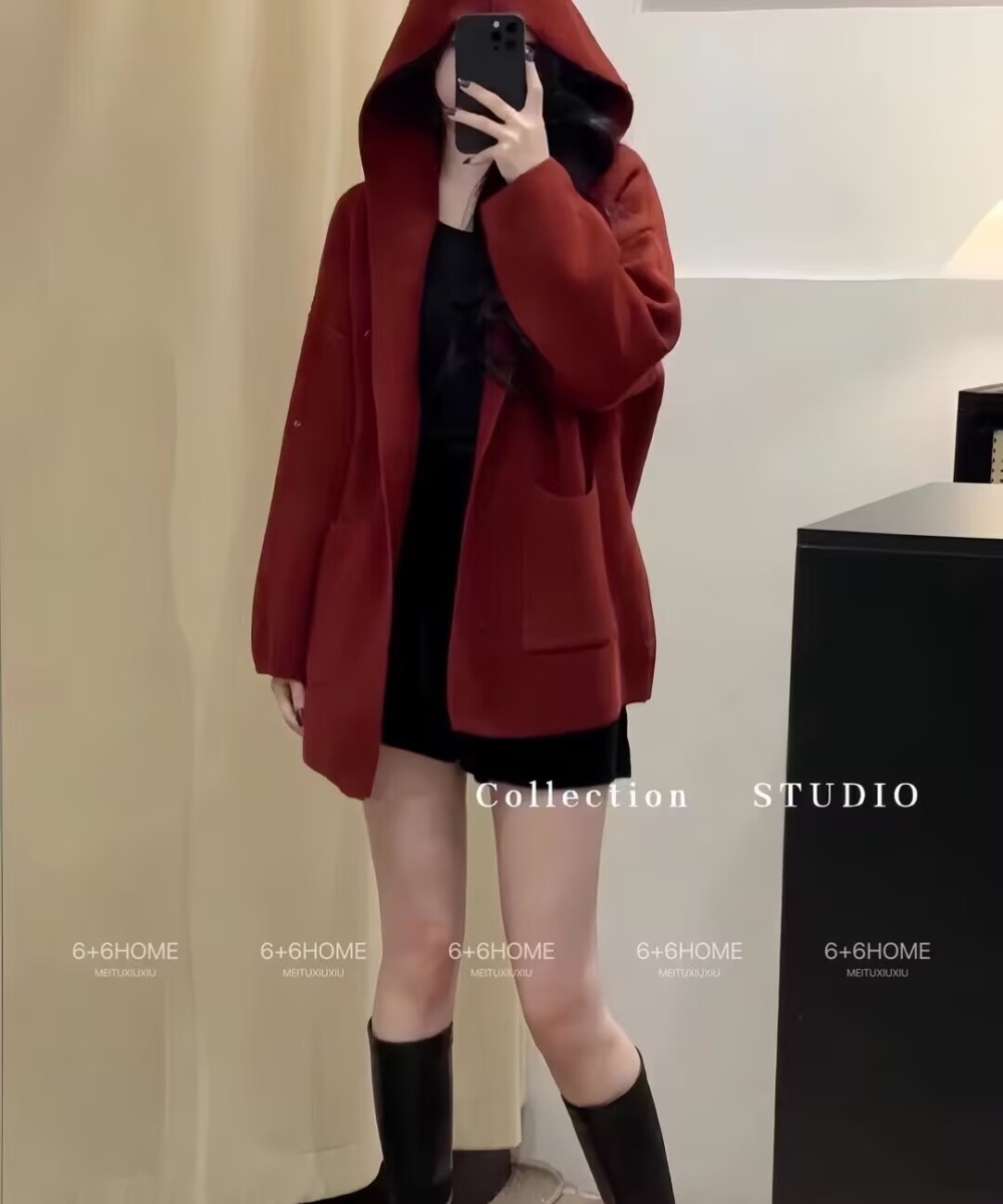 Long sleeve sweater coat for women