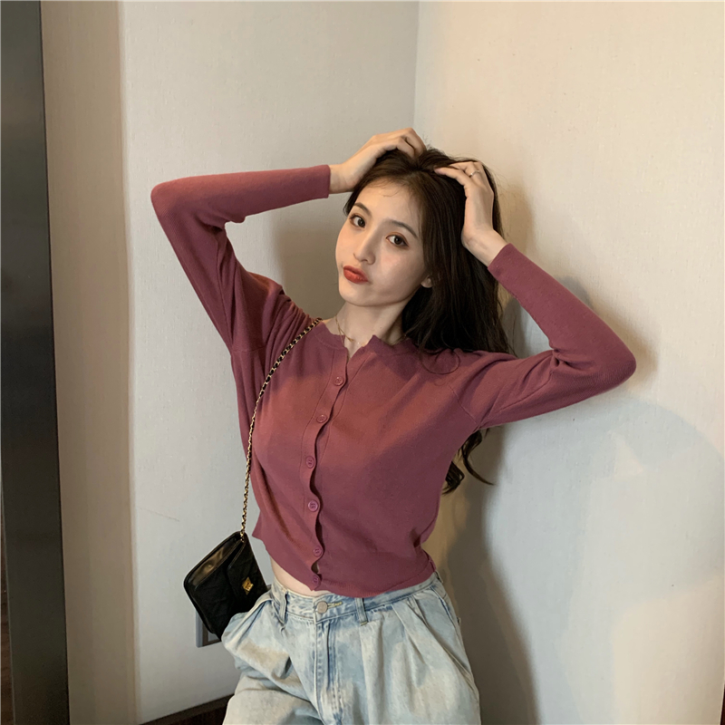 Long sleeve sweater thin tops for women