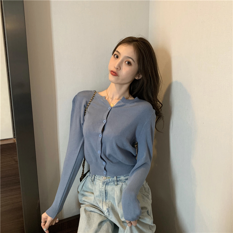 Long sleeve sweater thin tops for women