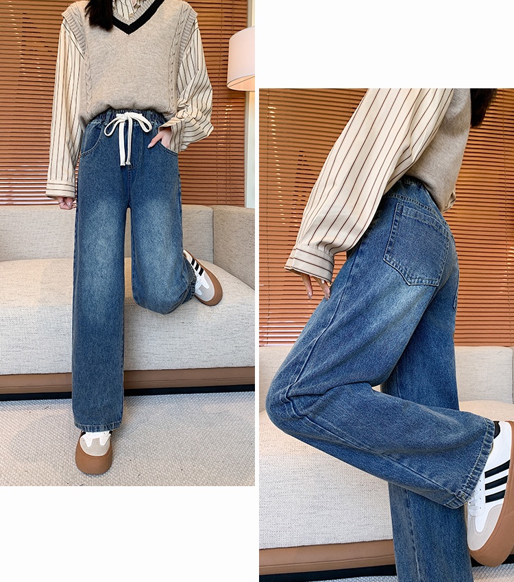 High waist carrot pants slim jeans for women