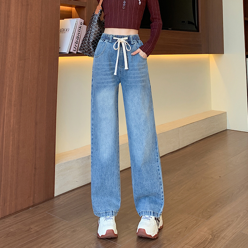 High waist carrot pants slim jeans for women