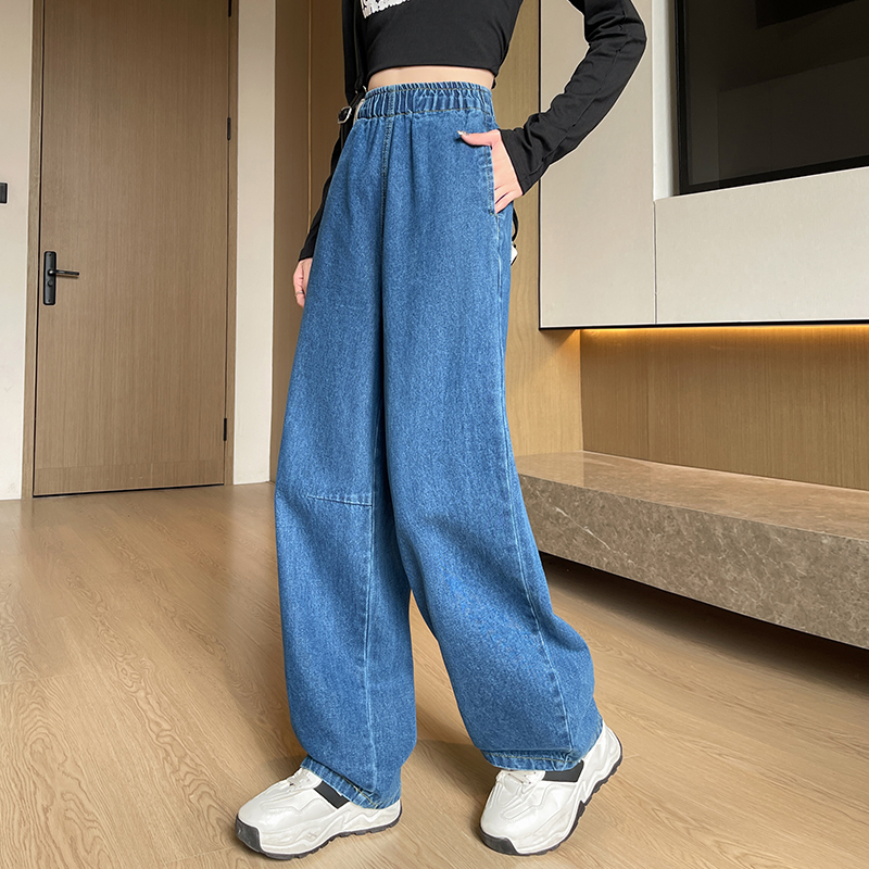 American style jeans retro long pants