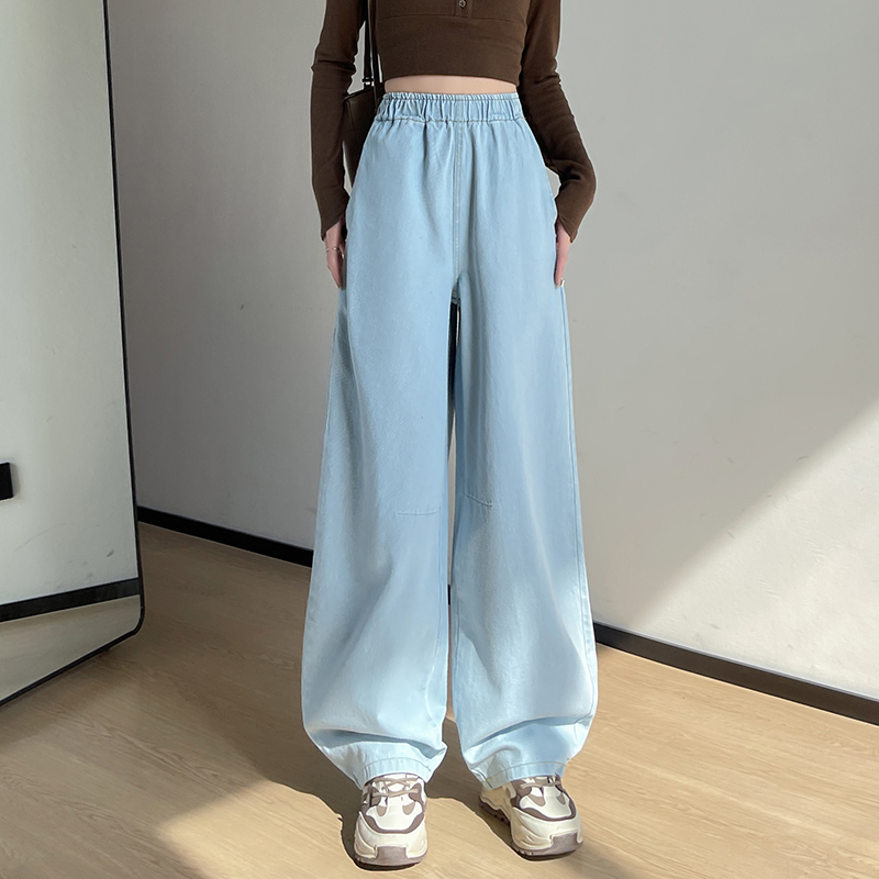 American style jeans retro long pants
