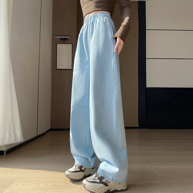 American style jeans retro long pants