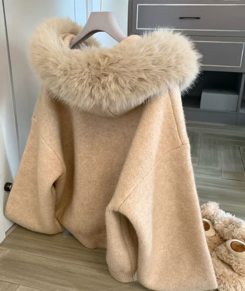Loose slim sweater autumn and winter coat for women