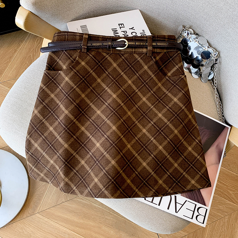 Slim high waist short skirt package hip skirt for women