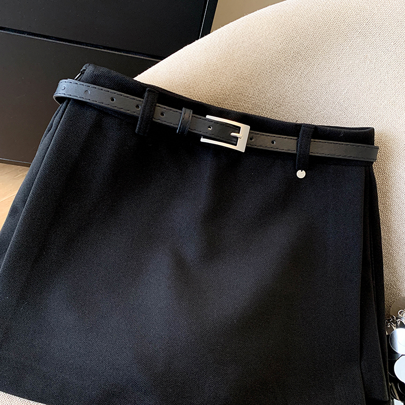 A-line business suit split skirt for women