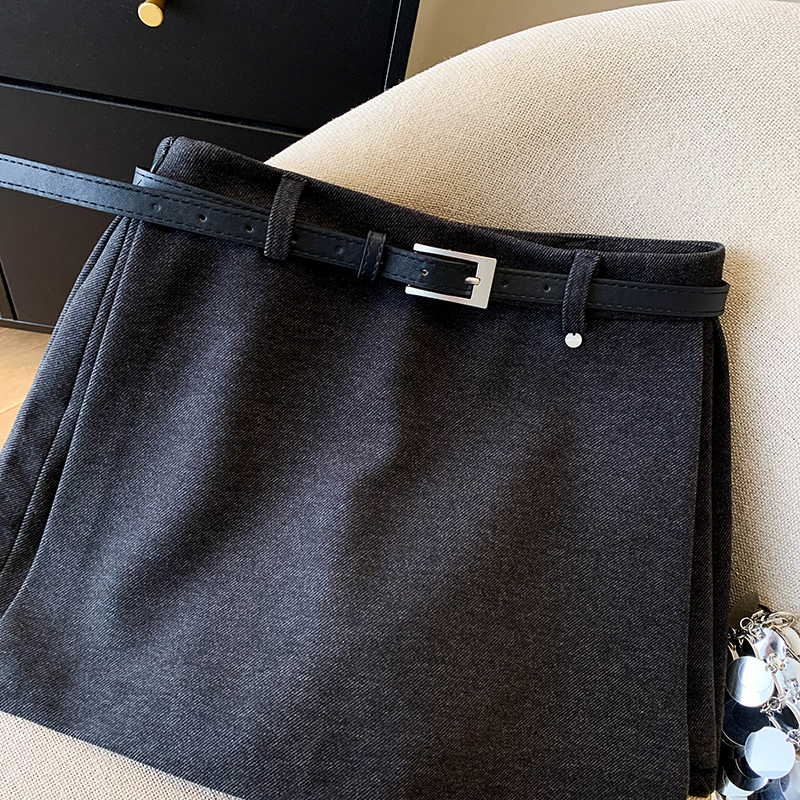 A-line business suit split skirt for women