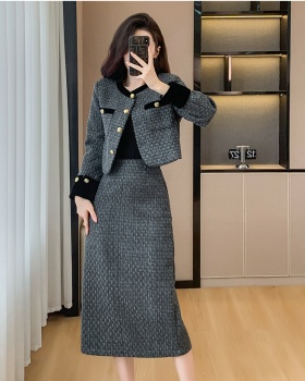 France style ladies fashionable skirt 2pcs set for women
