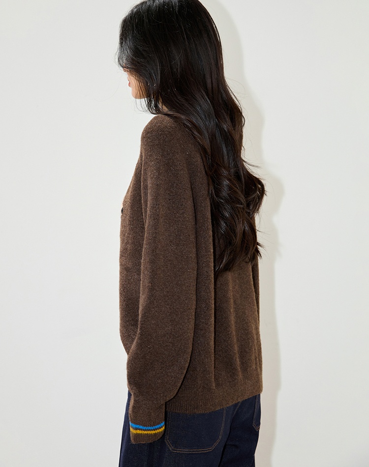 Knitted autumn and winter sweater Korean style pullover tops