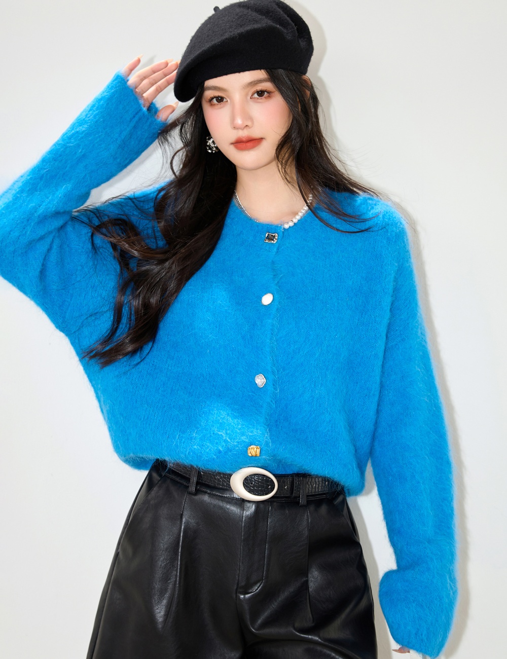Chanelstyle lazy tops autumn and winter sweater for women