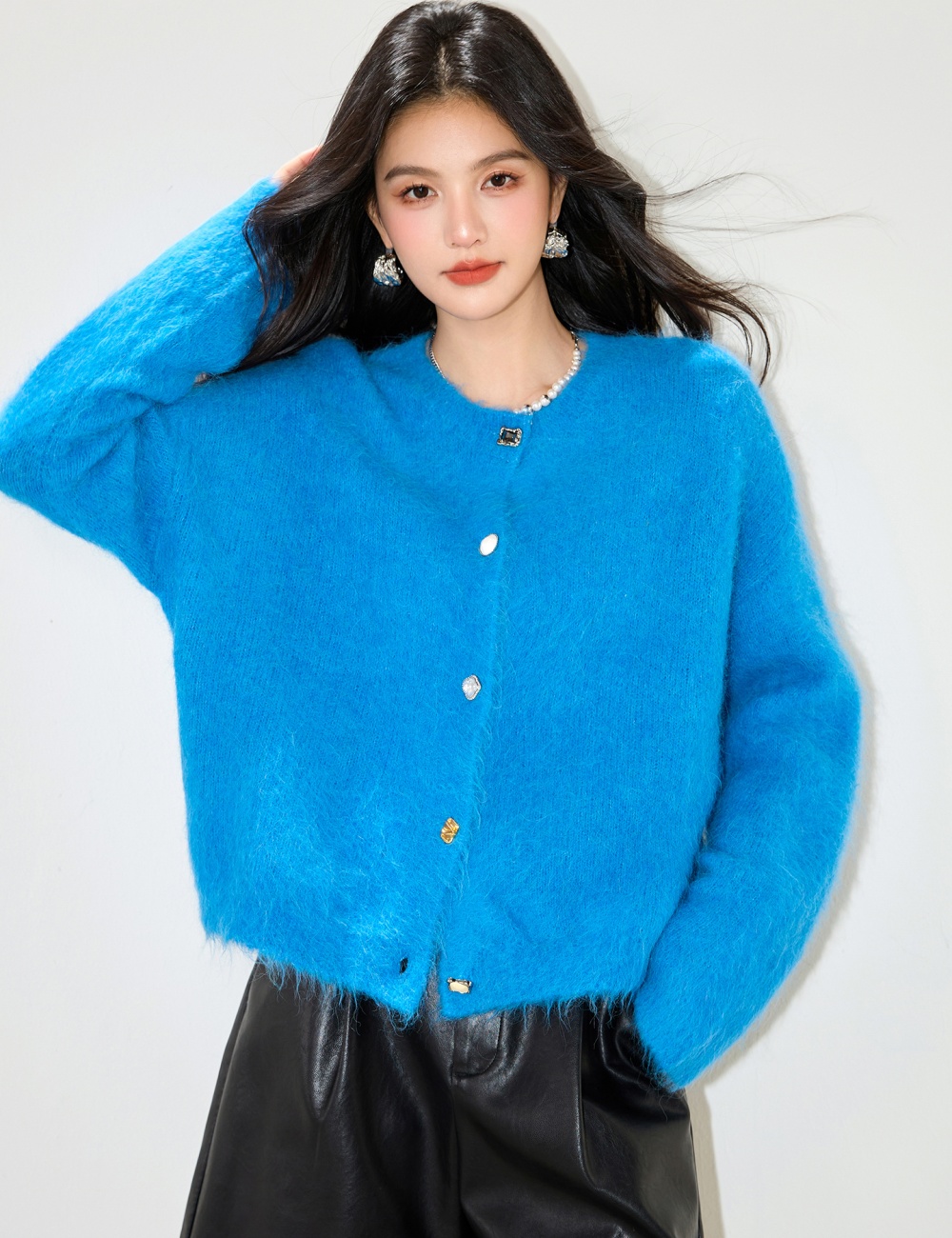 Chanelstyle lazy tops autumn and winter sweater for women