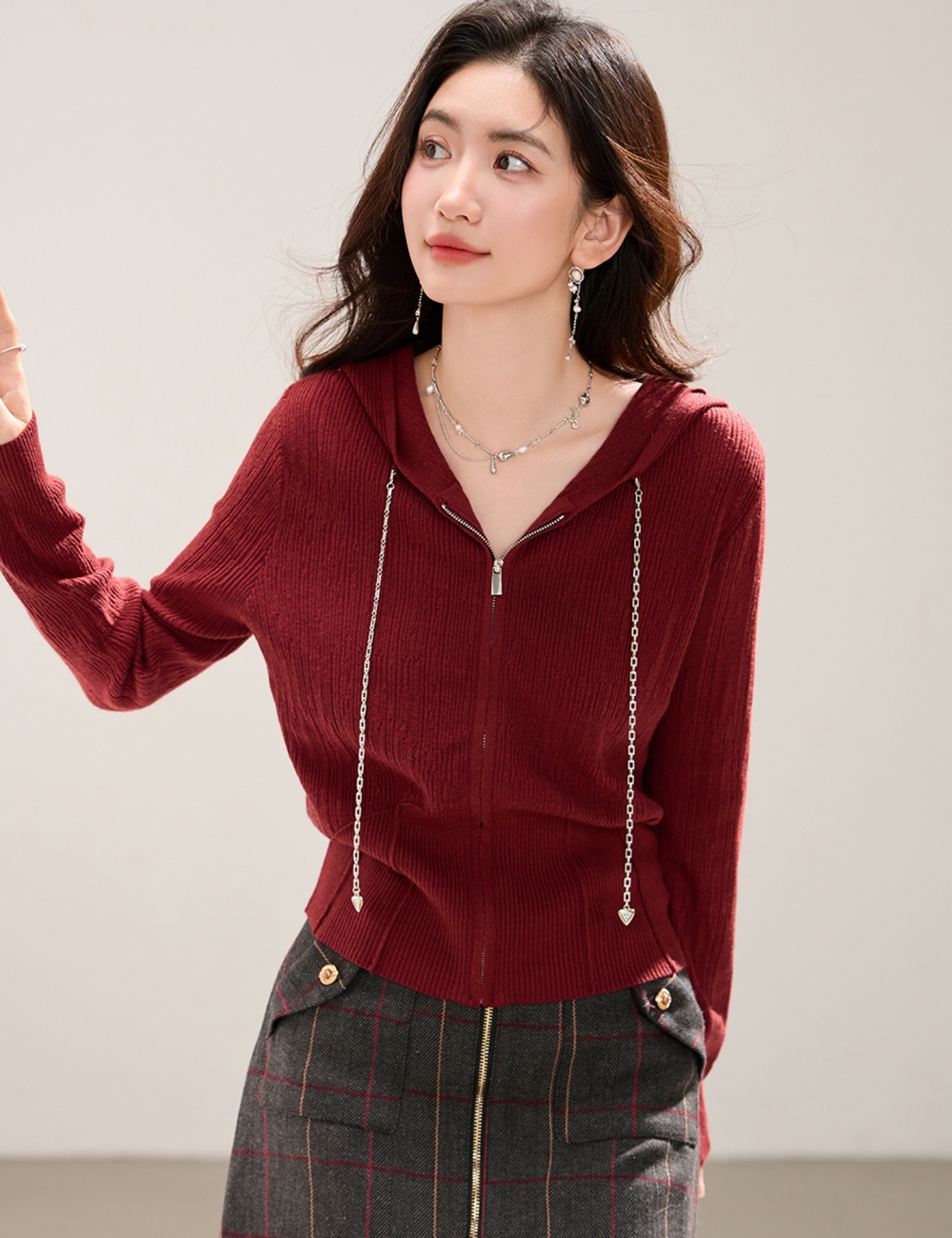 Autumn coat hooded hoodie