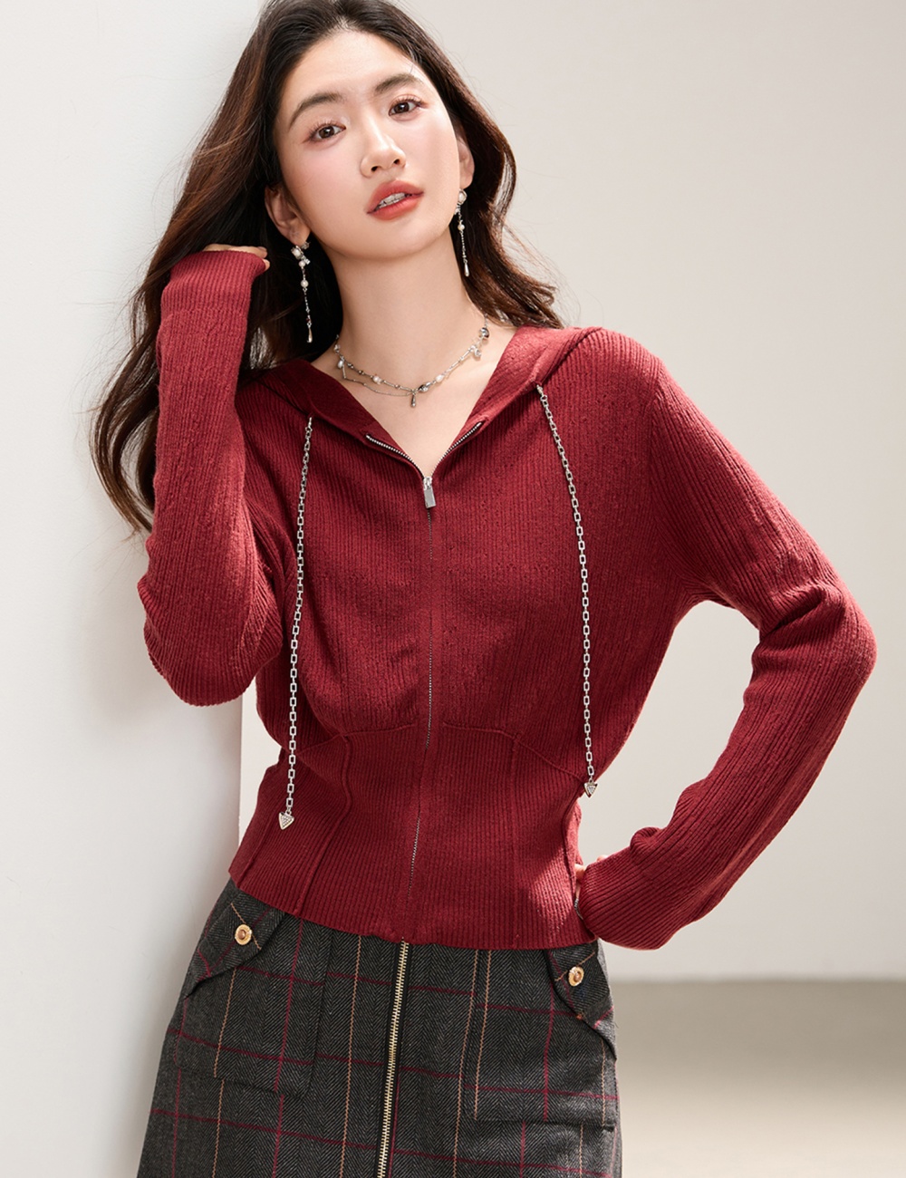 Autumn coat hooded hoodie