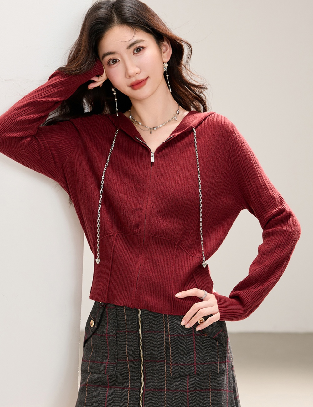 Autumn coat hooded hoodie