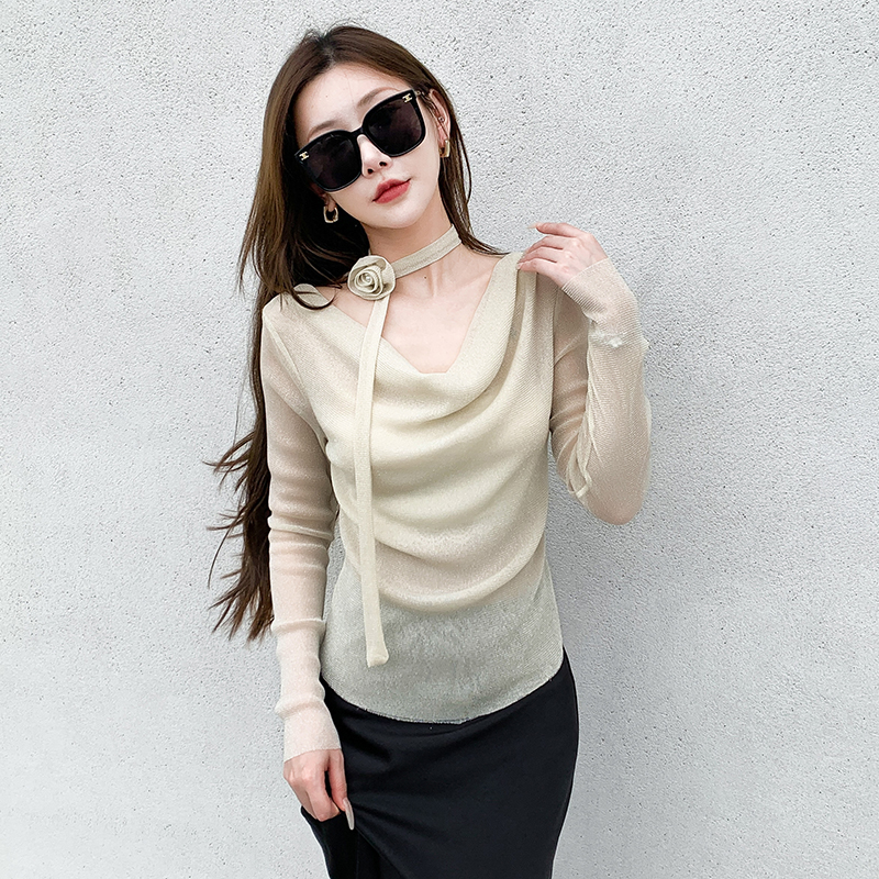 Long sleeve liangsi fashion small shirt