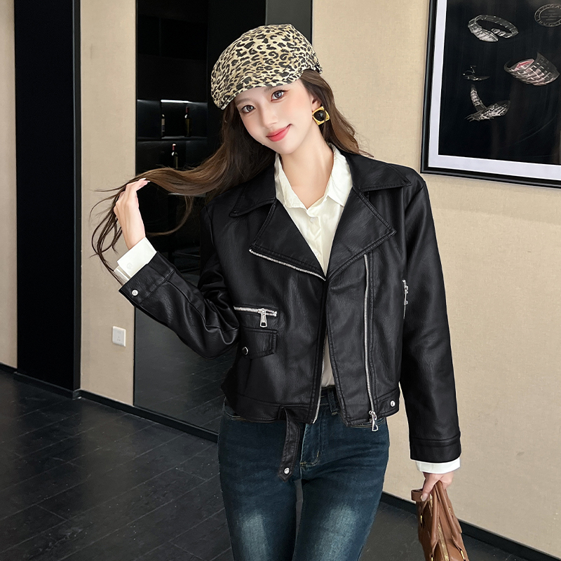 Locomotive autumn and winter coat short jacket