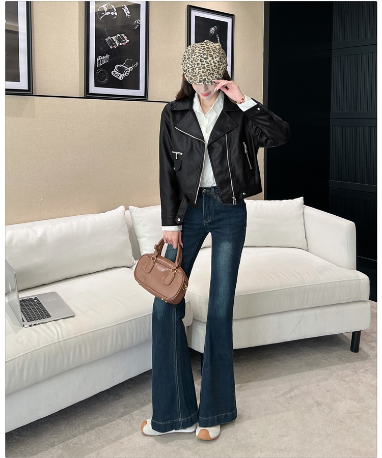Locomotive autumn and winter coat short jacket