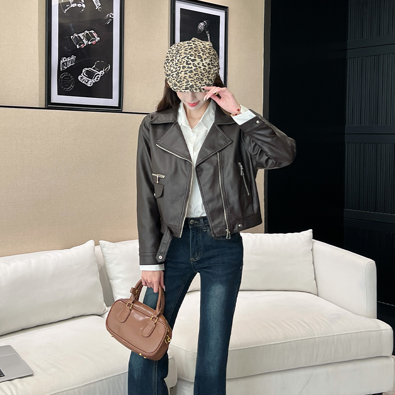 Locomotive autumn and winter coat short jacket