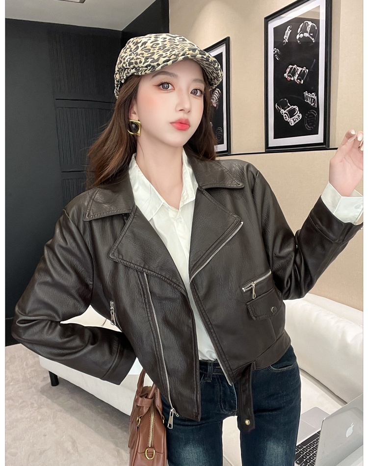 Locomotive autumn and winter coat short jacket
