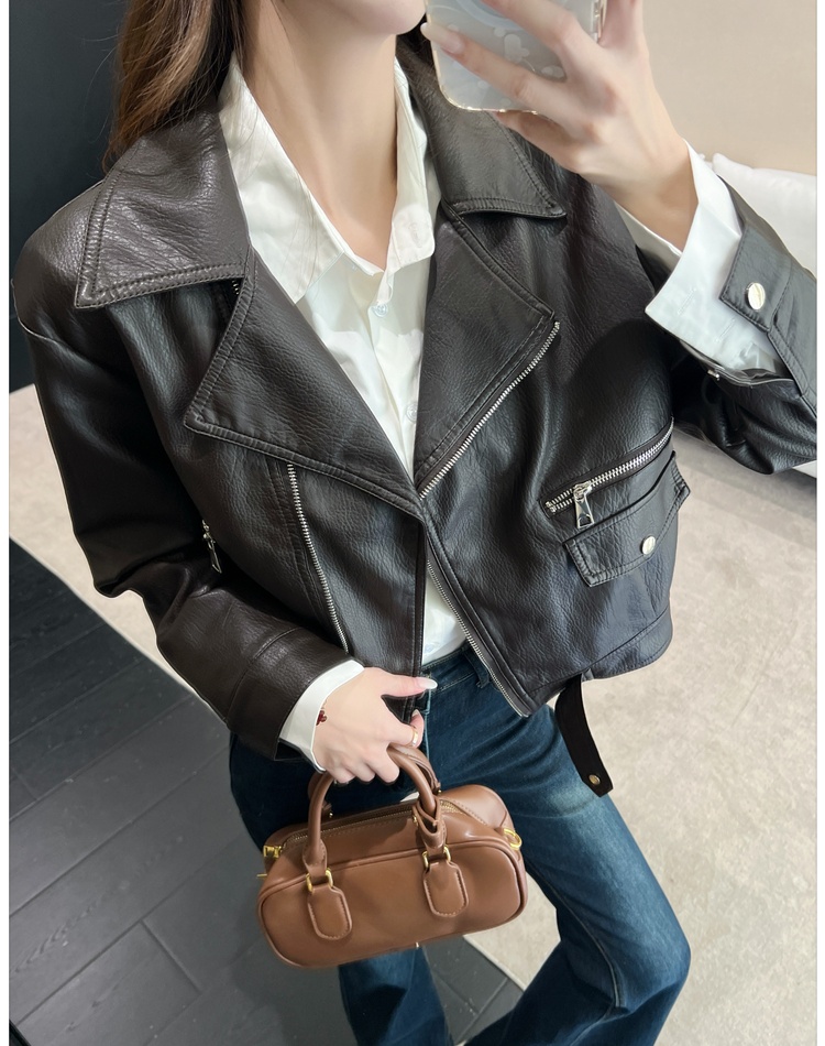 Locomotive autumn and winter coat short jacket