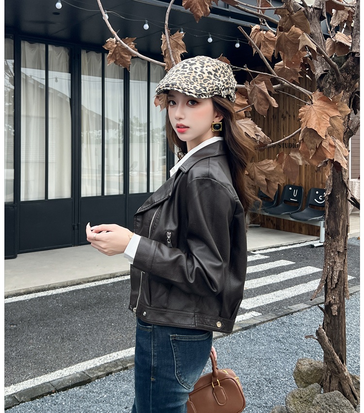 Locomotive autumn and winter coat short jacket