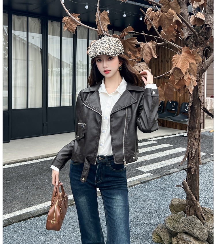 Locomotive autumn and winter coat short jacket