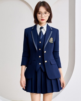 All-match business suit temperament coat 3pcs set for women