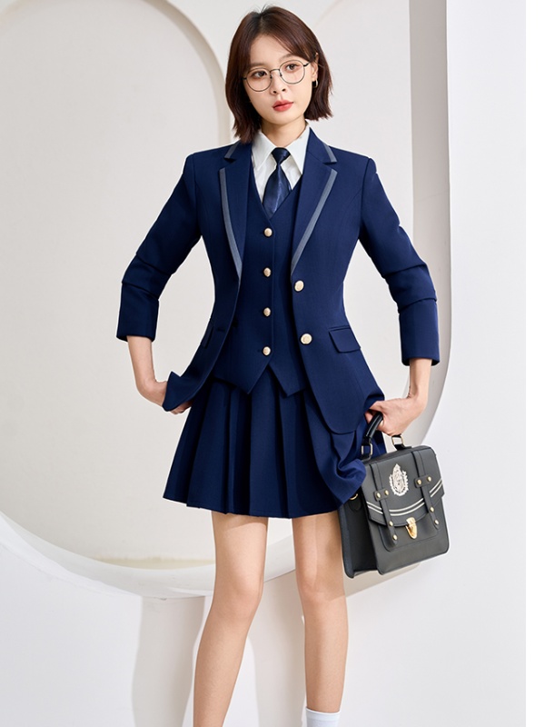 All-match business suit temperament coat 3pcs set for women