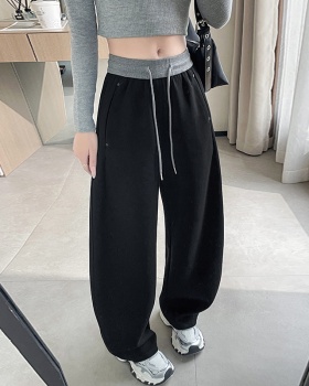 Mixed colors sweatpants Casual pants