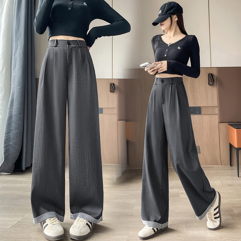 Loose long pants wide leg pants for women