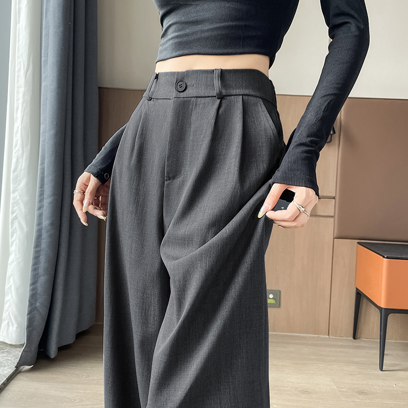Loose long pants wide leg pants for women