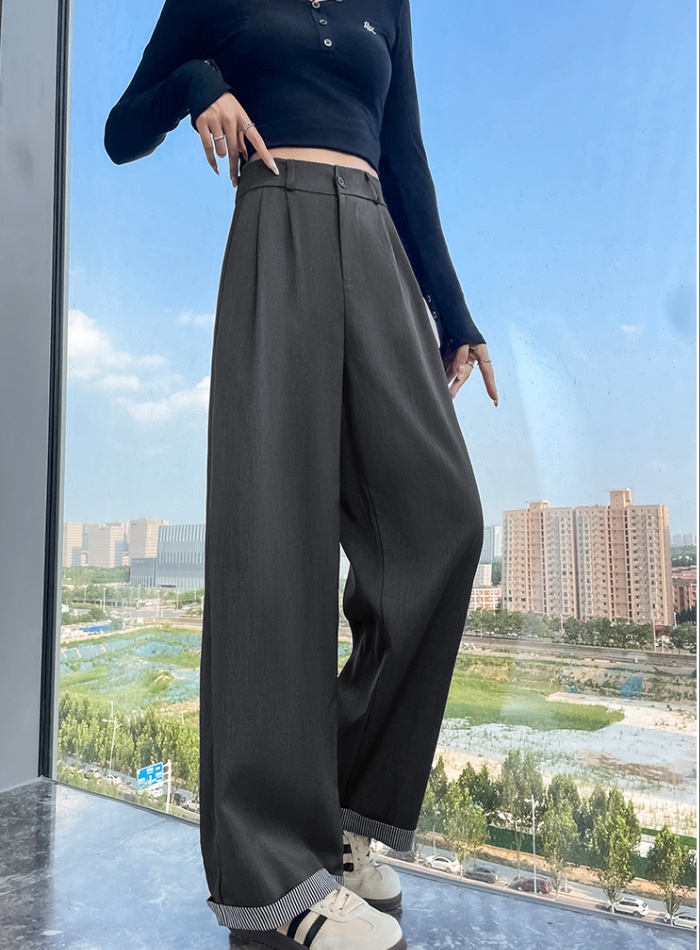 Loose long pants wide leg pants for women