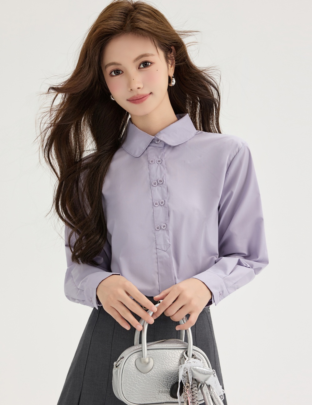 Western style France style autumn shirt for women