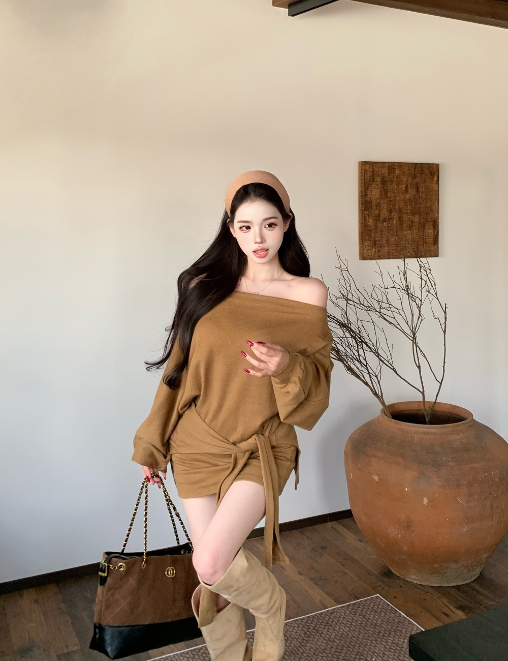 Spicegirl T-shirt long sleeve shawl 3pcs set