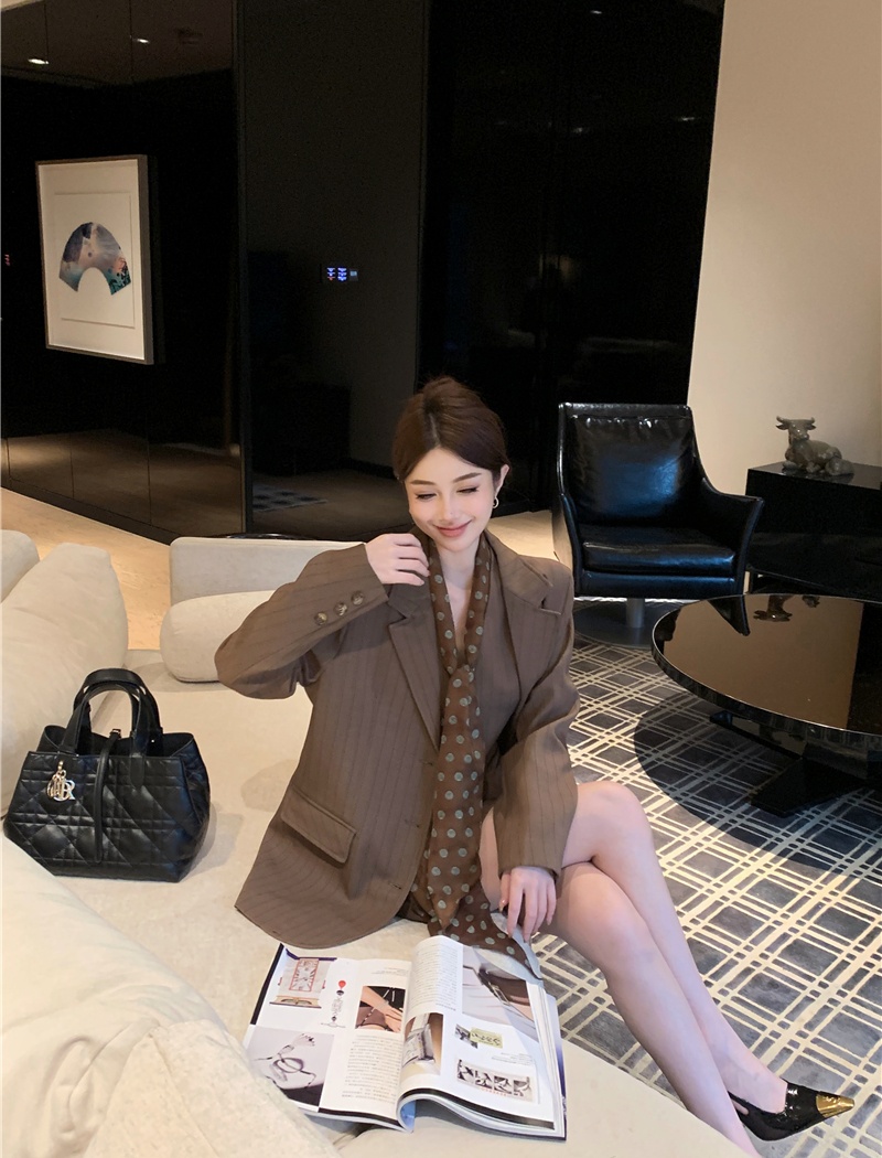 Fashion short skirt Korean style waistcoat 3pcs set