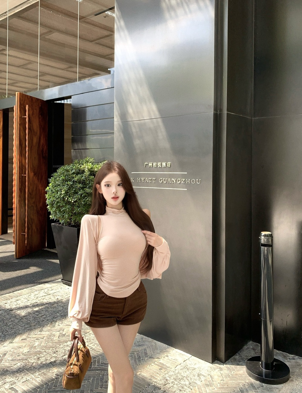France style enticement heap collar slim temperament tops