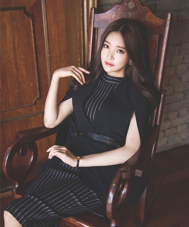 Autumn and winter dress business suit 2pcs set for women