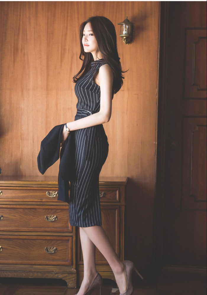 Autumn and winter dress business suit 2pcs set for women