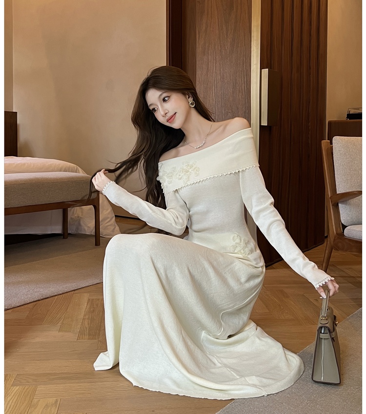 Fashion tops France style sweater 2pcs set for women