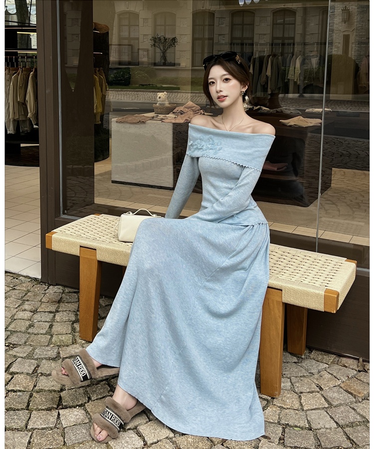 Fashion tops France style sweater 2pcs set for women