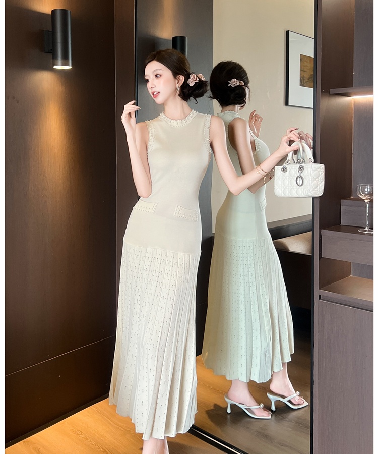 Tender dress chanelstyle cardigan 2pcs set