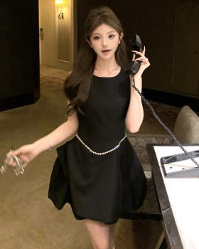 Bud beading autumn dress