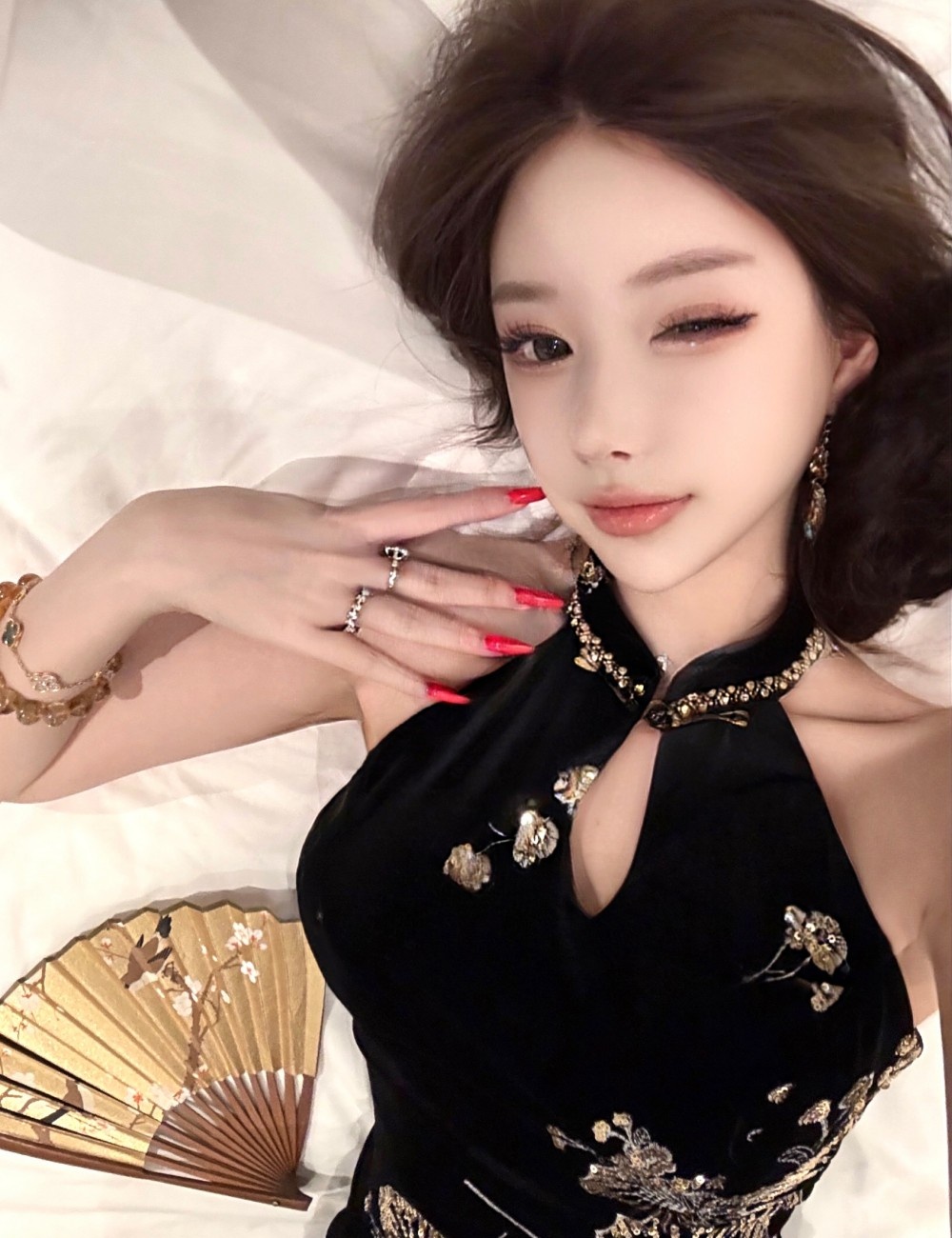 Sequins retro spicegirl slim sexy halter dress