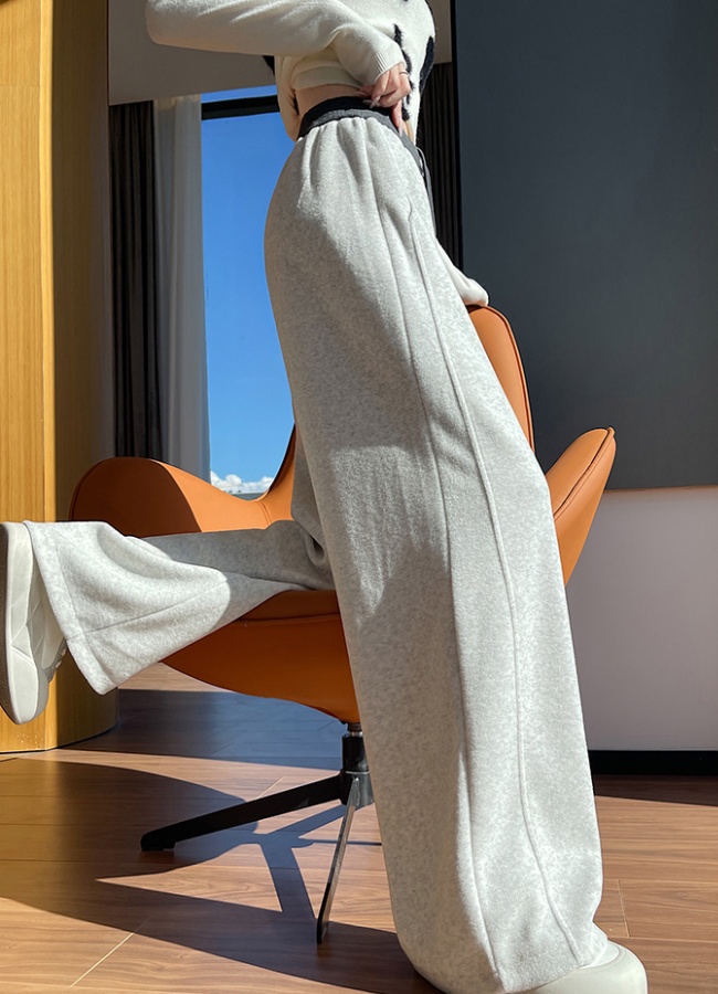 Autumn and winter pants loose wide leg pants for women