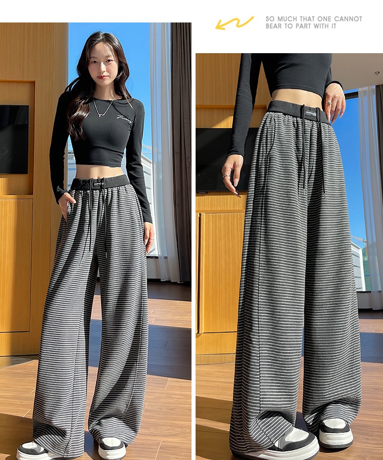 Autumn and winter pants loose wide leg pants for women