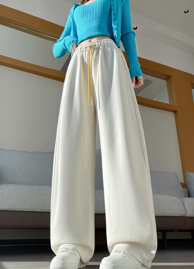 Autumn and winter straight long pants banana sweatpants